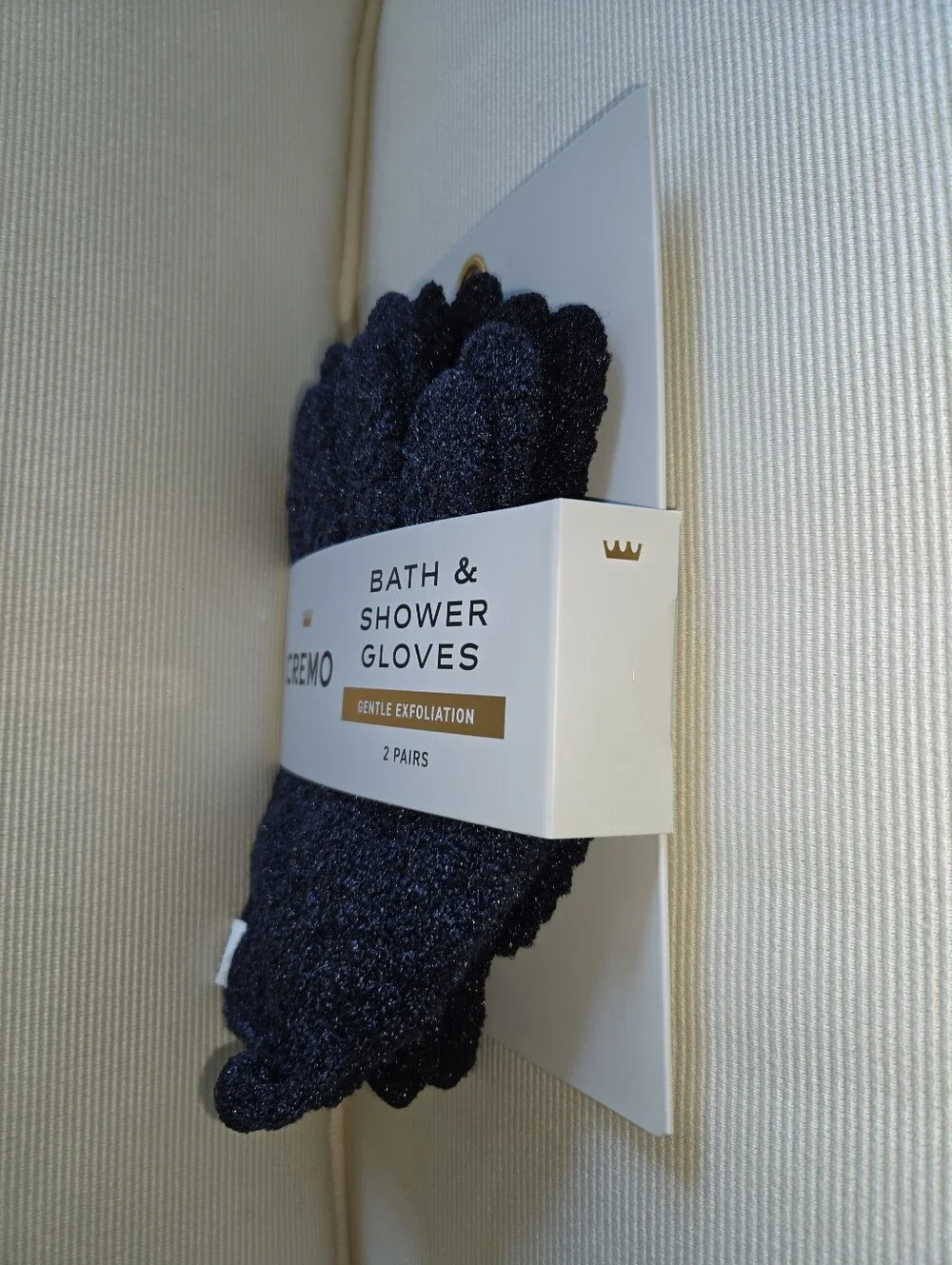 Cremo Bath & Shower Exfoliating Gloves - 2 Pairs (4 Gloves)